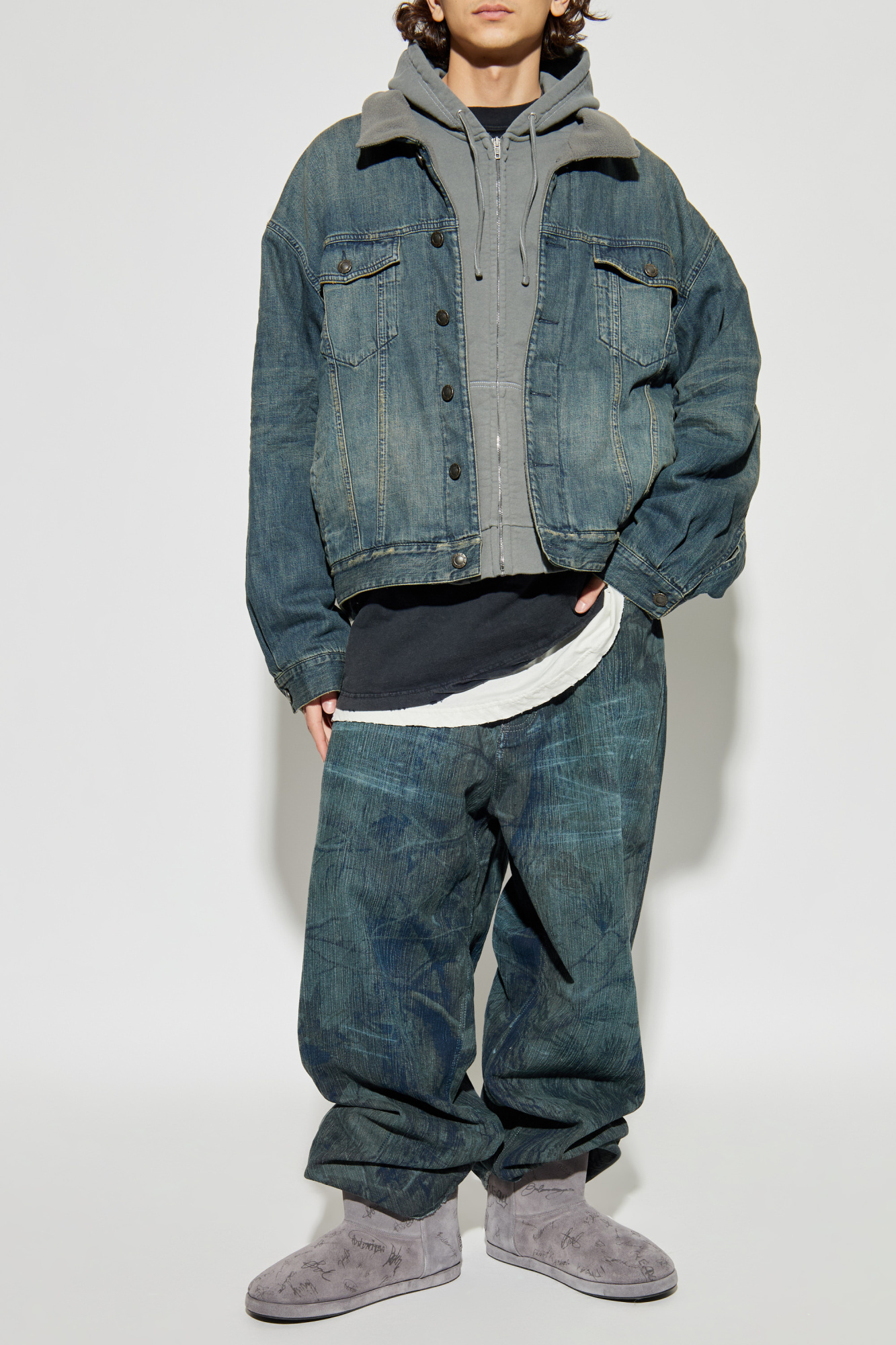 Balenciaga Insulated denim jacket | Men's | Vitkac